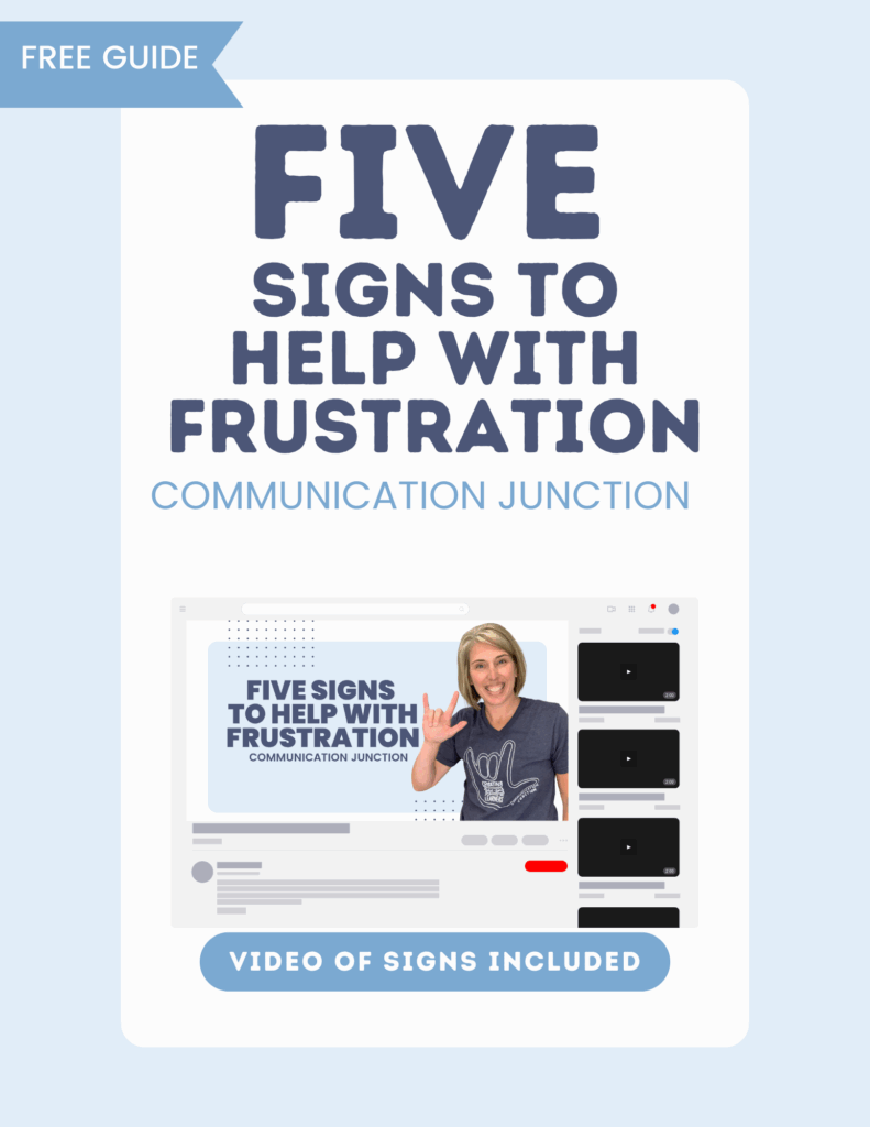 signs your child is frustrated