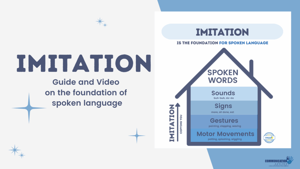 imitation is the foundation for spoken language