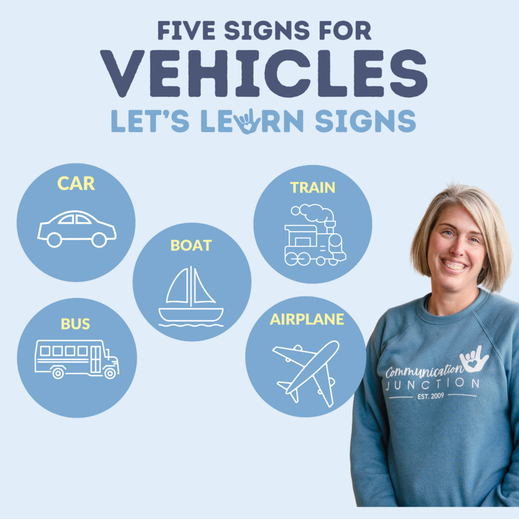 five signs for vehicles